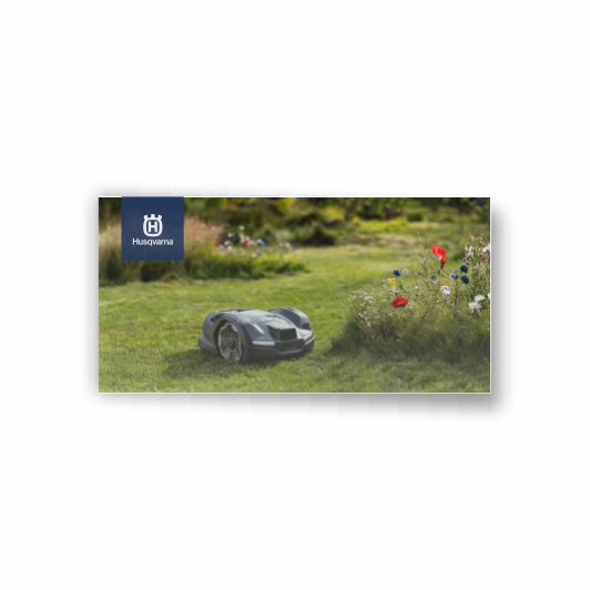 Banner Mesh 3000c1500 mm Robot/Flowers